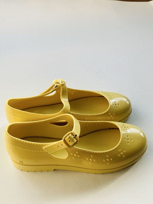 Sapatos Mary Jane Amarelos Melissa - Quase Novos!