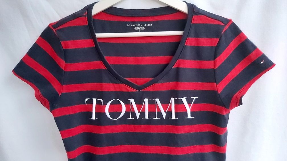 Bluzka Tommy Hilfiger t-shirt rozmiar M damska