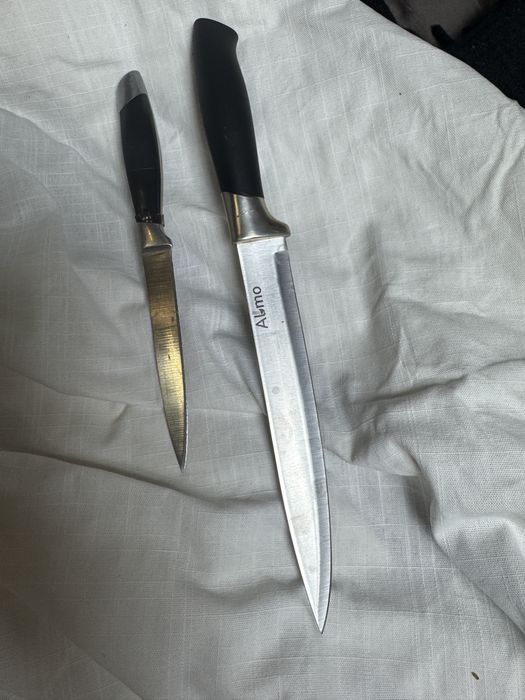 ножи кухонные металлические ніж для кухні сталь напівпрофесійний