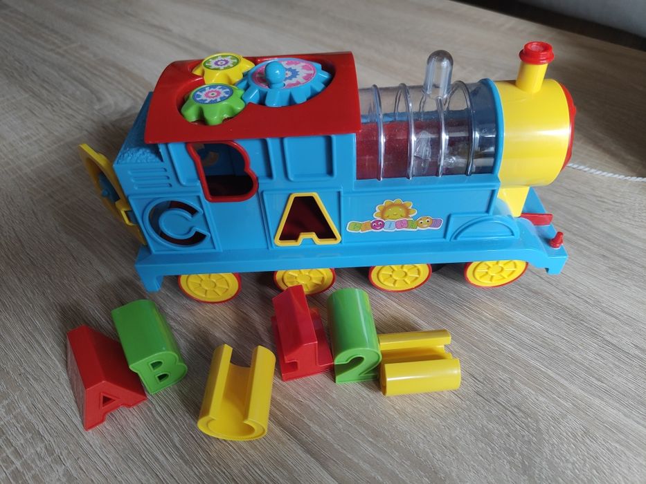Логічна гра, сортер, поїзд, звуковий