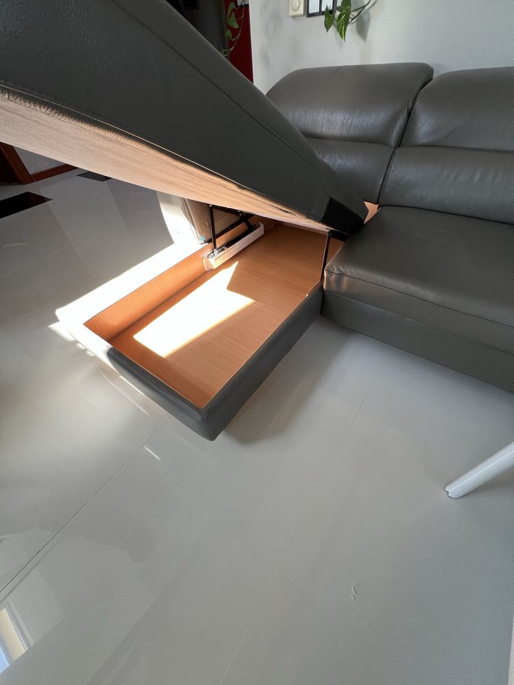 Zestaw mebli Kler skóra naturalna sofa dwuosobowa, narożnik
