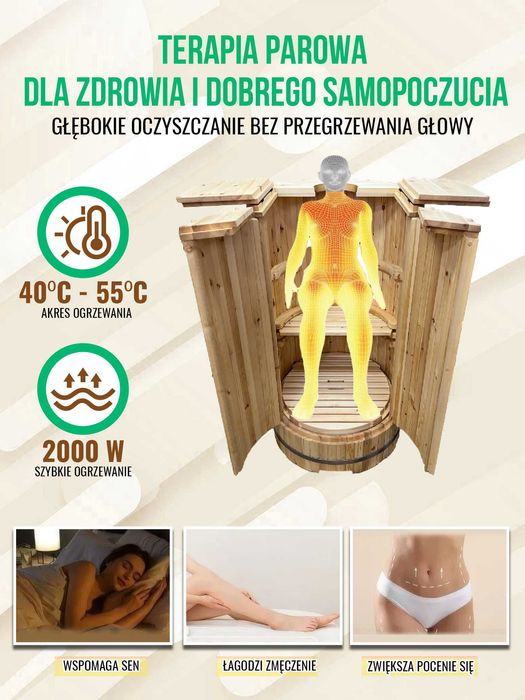 Sauna mobilna domowe spa mini sauna parowa prywatna sauna Ajurwedyjska
