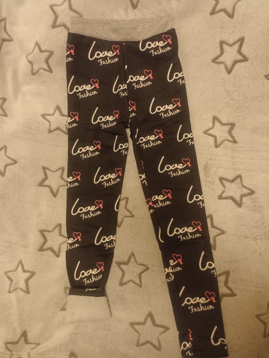 Legginsy ocieplane rozm. 146/252, NOWE