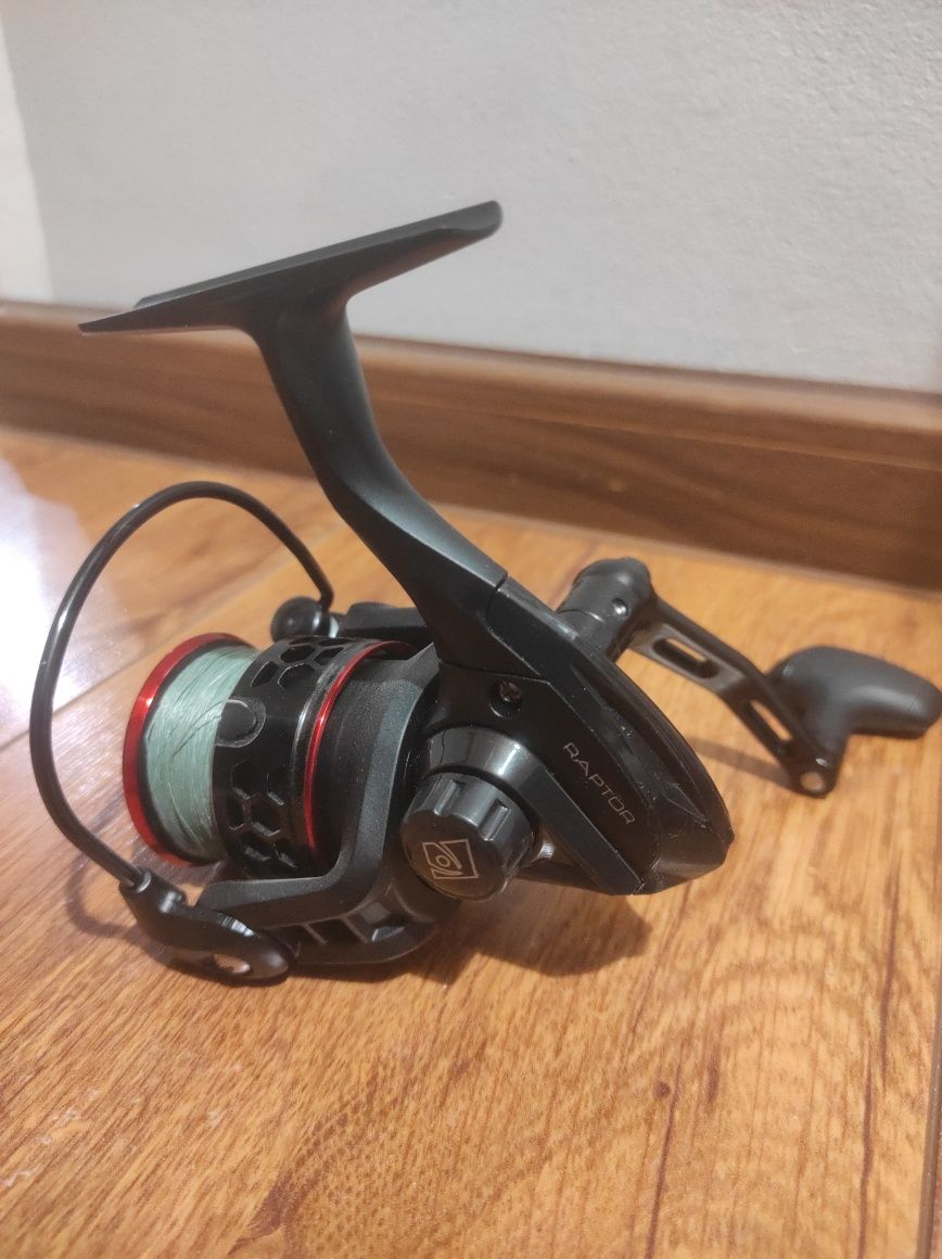 Wędka Dragon finnesse jig 0,5-7g +kołowrotek Robinson Raptor FD 156