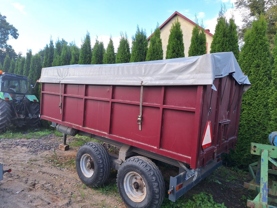 Przyczepa rolnicza tandem