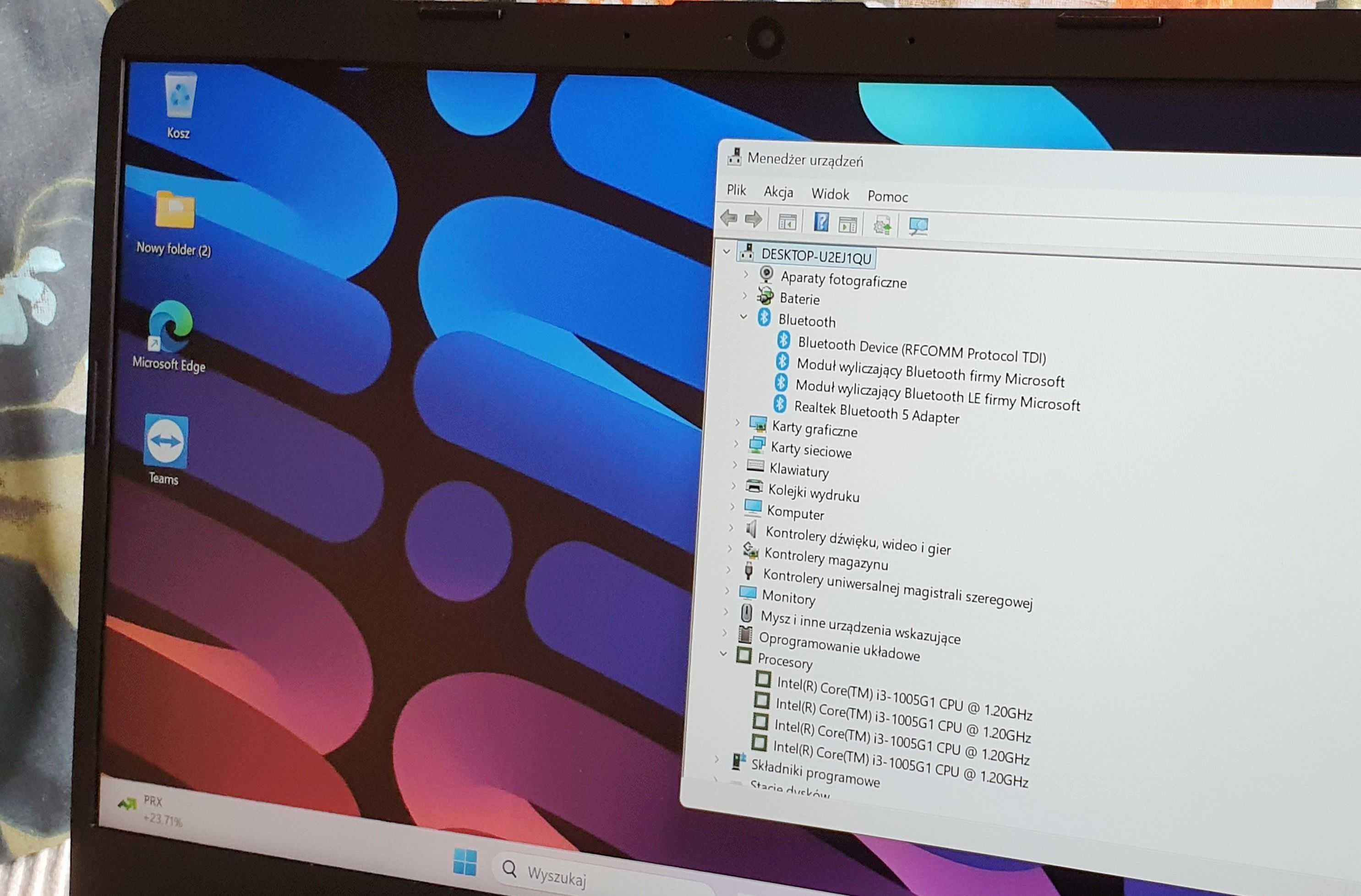 Windows 11 Mocny laptop hp 14 szybki SSD intel i3 pc do internet fajny