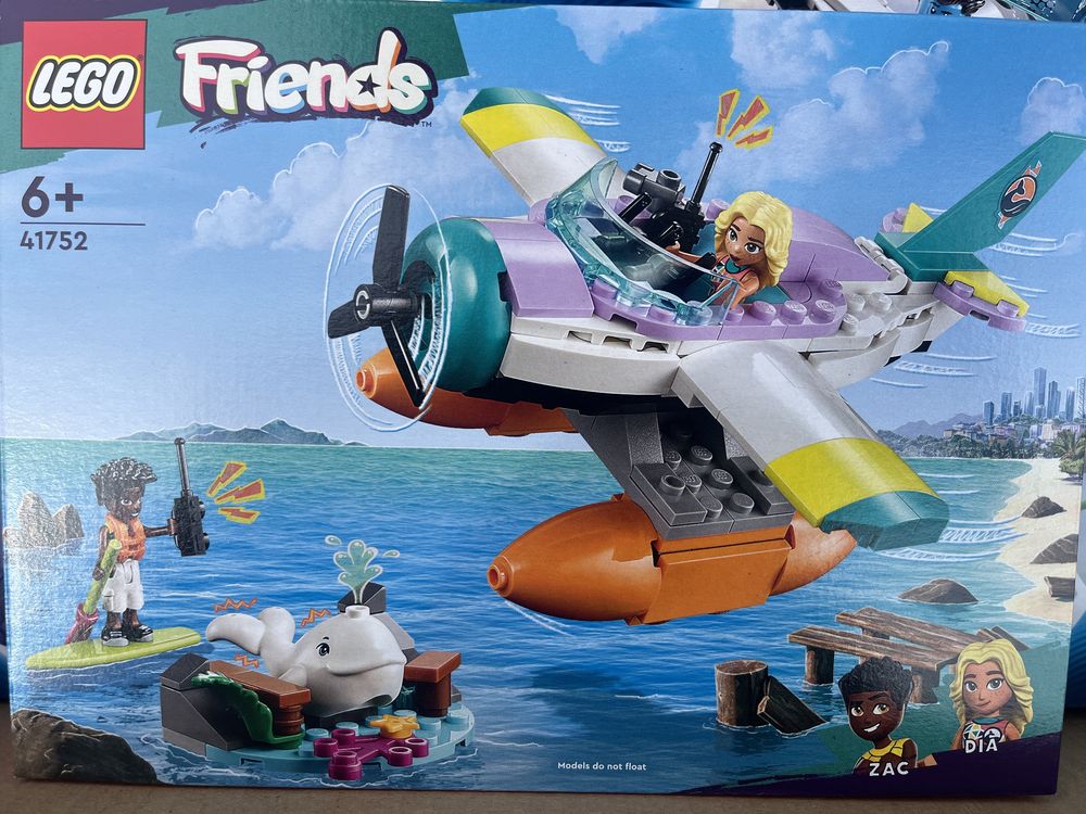 Lego friends aviao barco novo