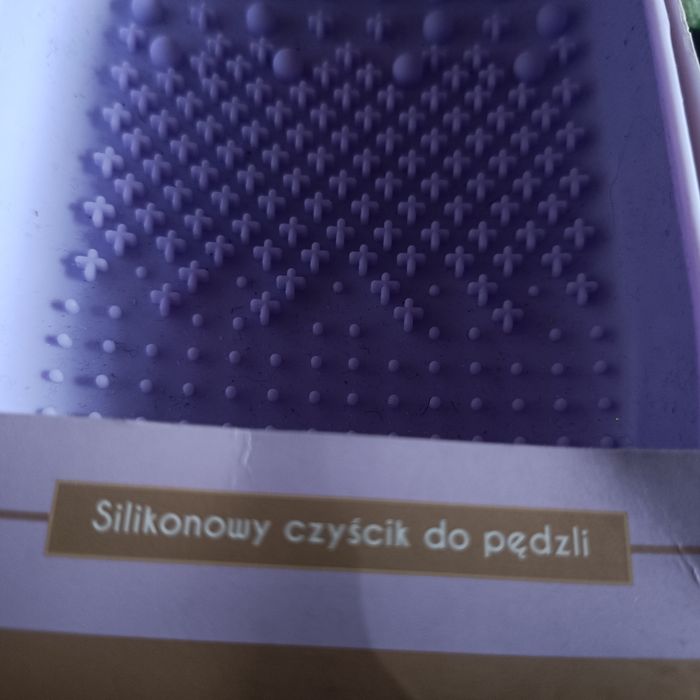 Nowy, czyścik silikonowy do pędzli, makijaż, higiena