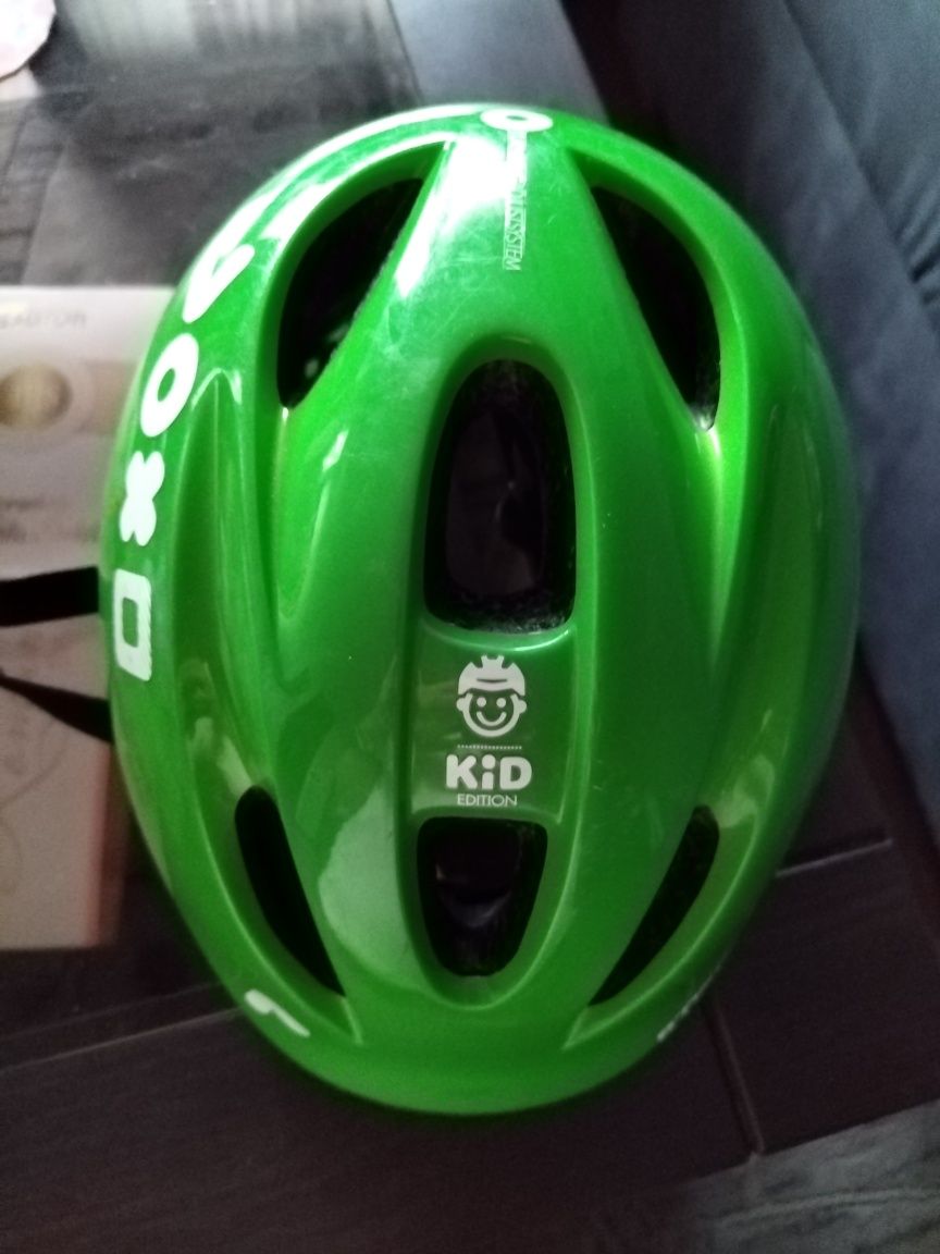 Kask dziecięcy zielony 47-53 Btwin