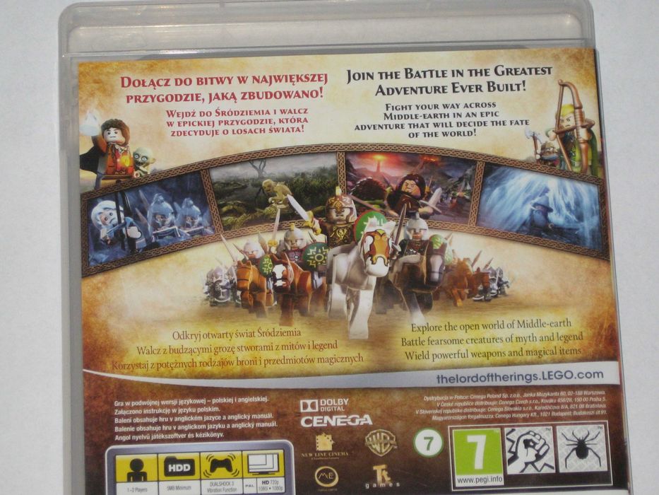 LEGO Władca Pierścieni! Lord Of The Rings! PL! PS3 po polsku!