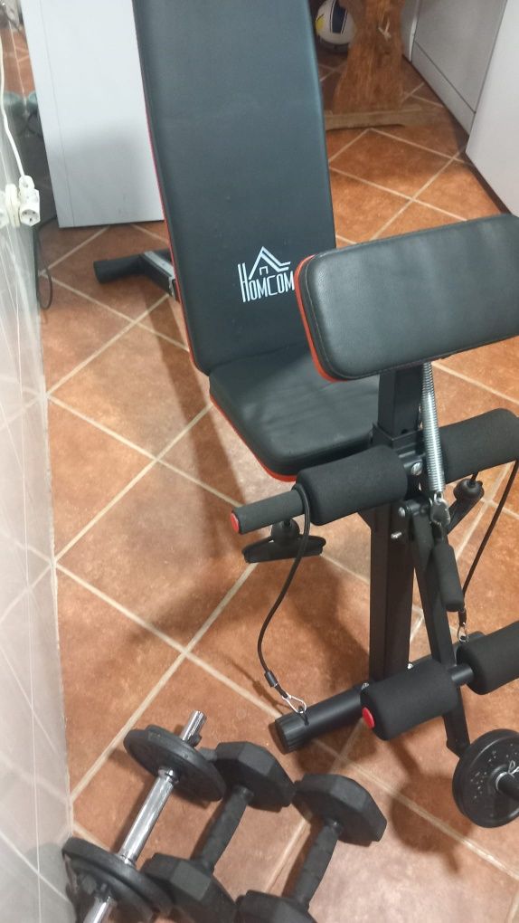 Mesa de exercícios físicos