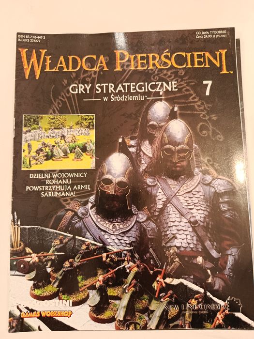 Władca Pierścieni - gry strategiczne w Śródziemiu nr 1,2,3,7
