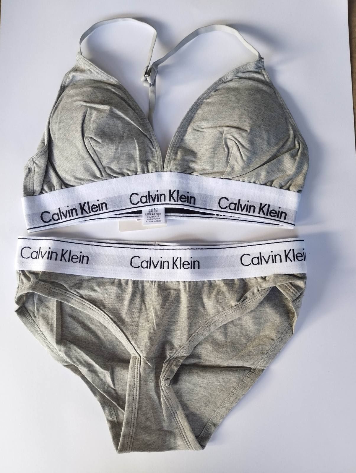Новий набір Calvin  Klein р. S, M Чорний та сірий кольори