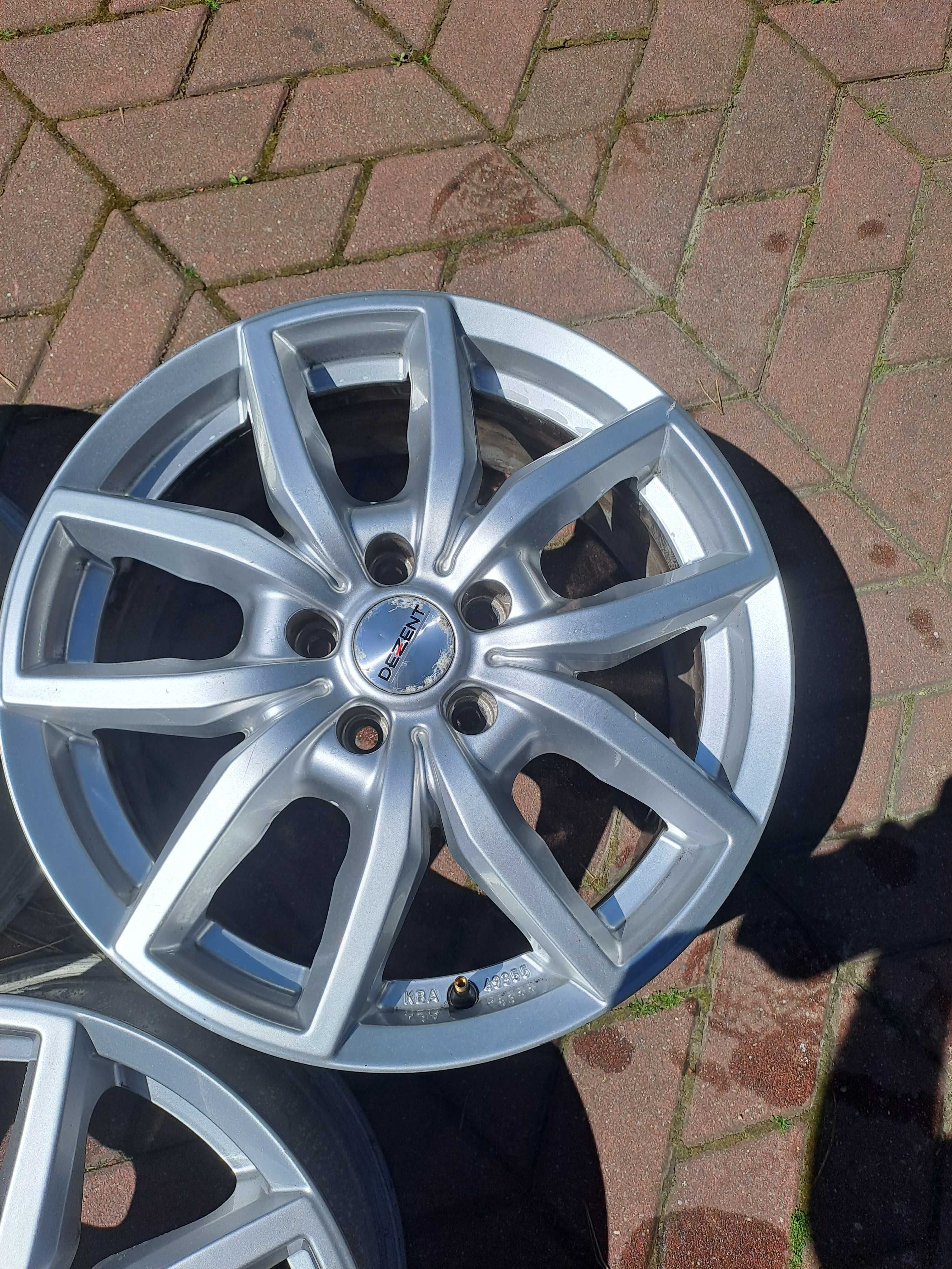 Alufelgi DEZENT 5x112 7.5 17 ET 55 vw mercedes