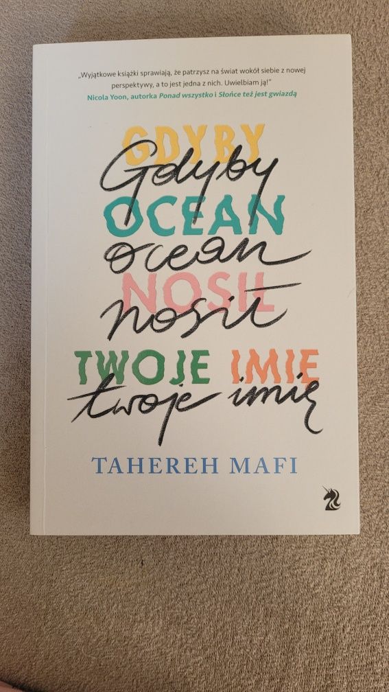 "Gdyby ocean nosił twoje imię" Tahereh Mafi