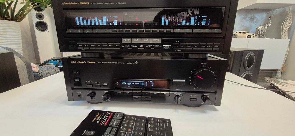 Wieża Fisher CA-P7 Studio Standard plus STE 333, pilot oryginał