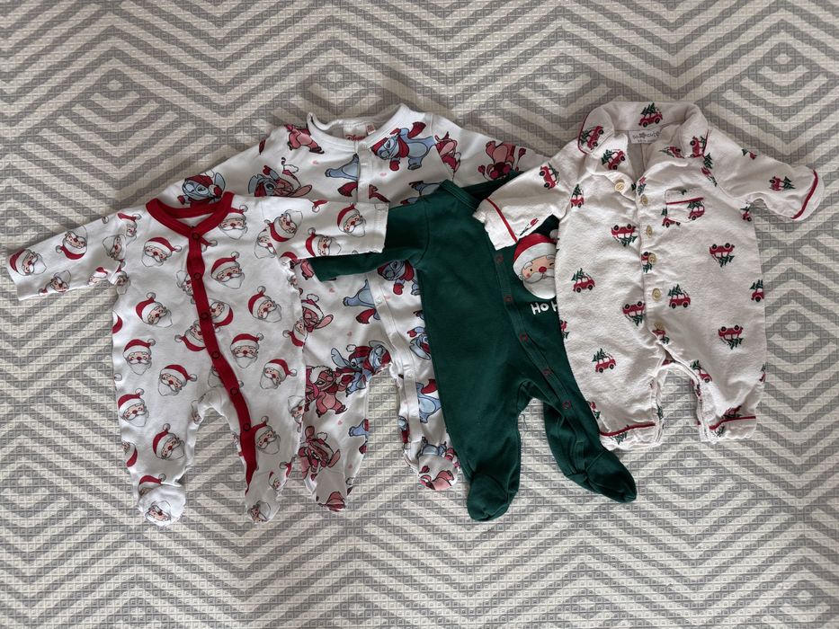 Zestaw  4 pajacyki zimowe dla noworodka 56 Pepco Disney