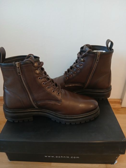 Ochnik 43 buty męskie kozaki sztyblety botki skóra
