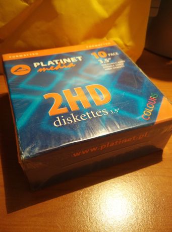Dyskietki PLATINET 3.5 2HD 1.44mb płyty cd dvd kasety komputer laptop