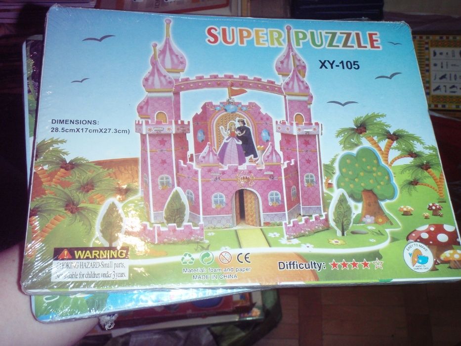 Puzzle piankowe 3D PAŁAC KSIĘŻNICZKI - nowe