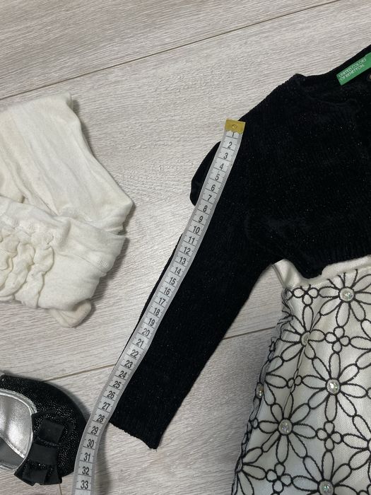 Сукня святкова для дівчинки (сукня, болеро, колготи, туфлі)