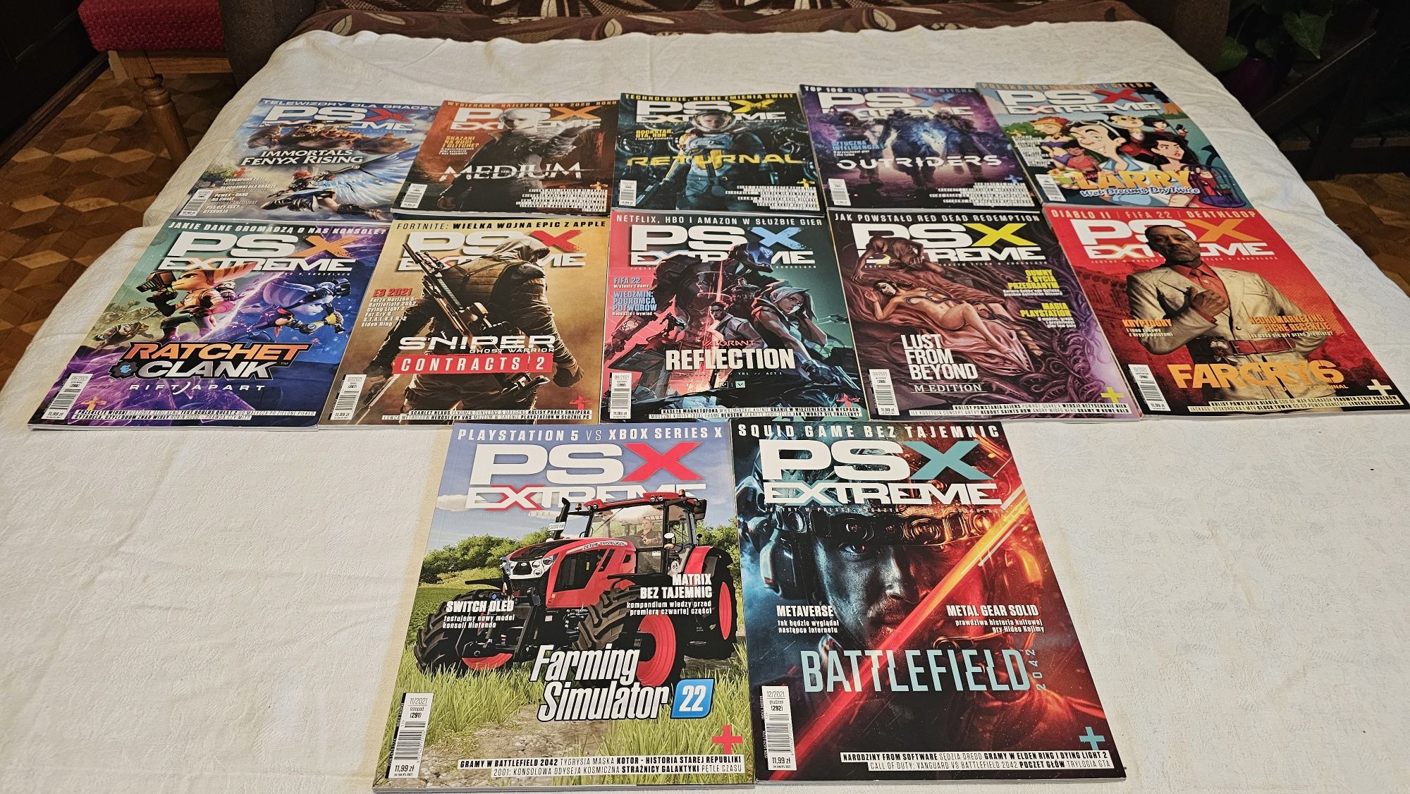 Pełen rocznki gazety Psx Extreme nr. 281 do 292 / 2021 rok . Polecam.
