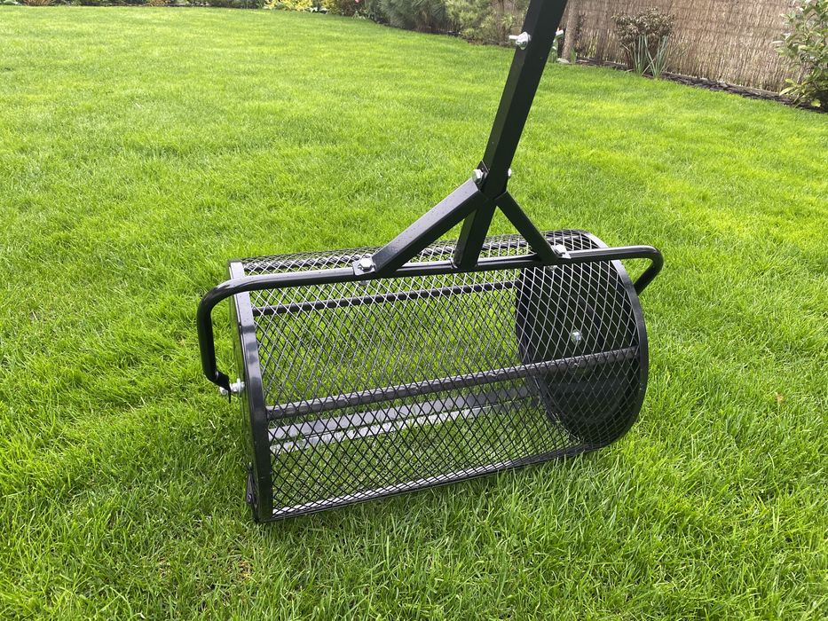 Walec kratownicowy siatkowy ogrodowy rozsiewacz posypywarka trawnika