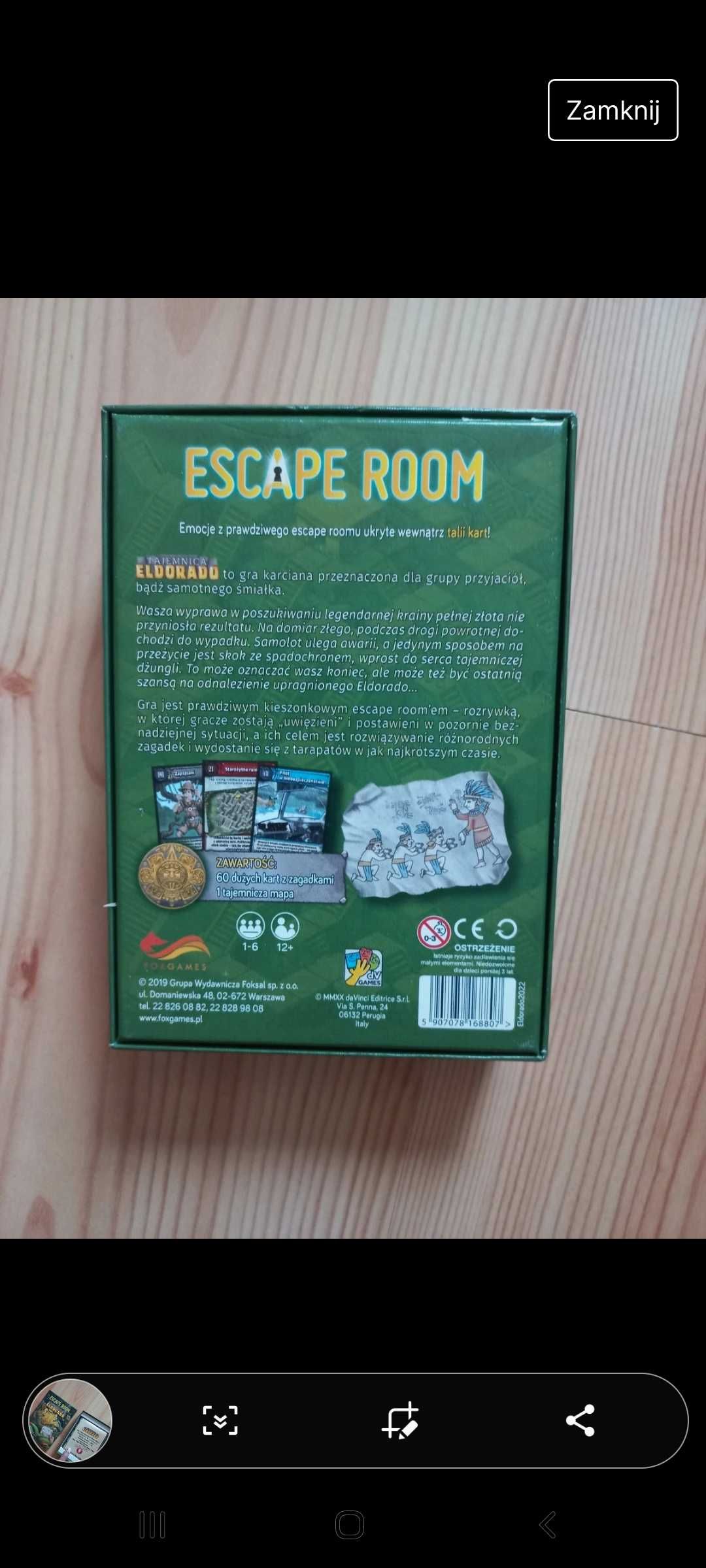Nowa gra escape room