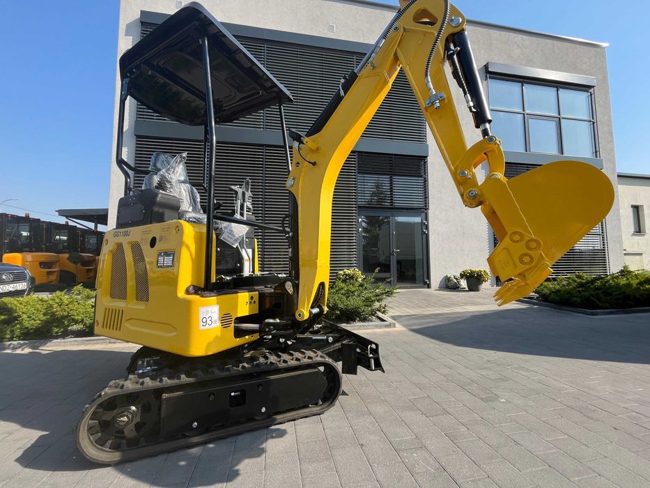 Nowa Minikoparka GG1100J, Kubota, Joysticki, Gunter Grossmann