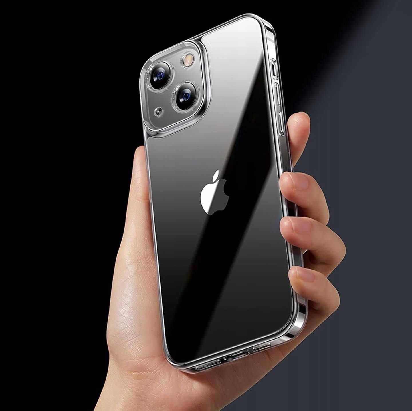 Przezroczyste etui do iPhone 15 + 2 szt szyby na ekran