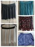Zestaw 5szt krótkich spódnic rozm S Tiul Kwiaty H&M, C&A