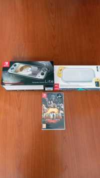 Nintendo Switch Lite Dialga & Palkia Edition + Bolsa + Jogo