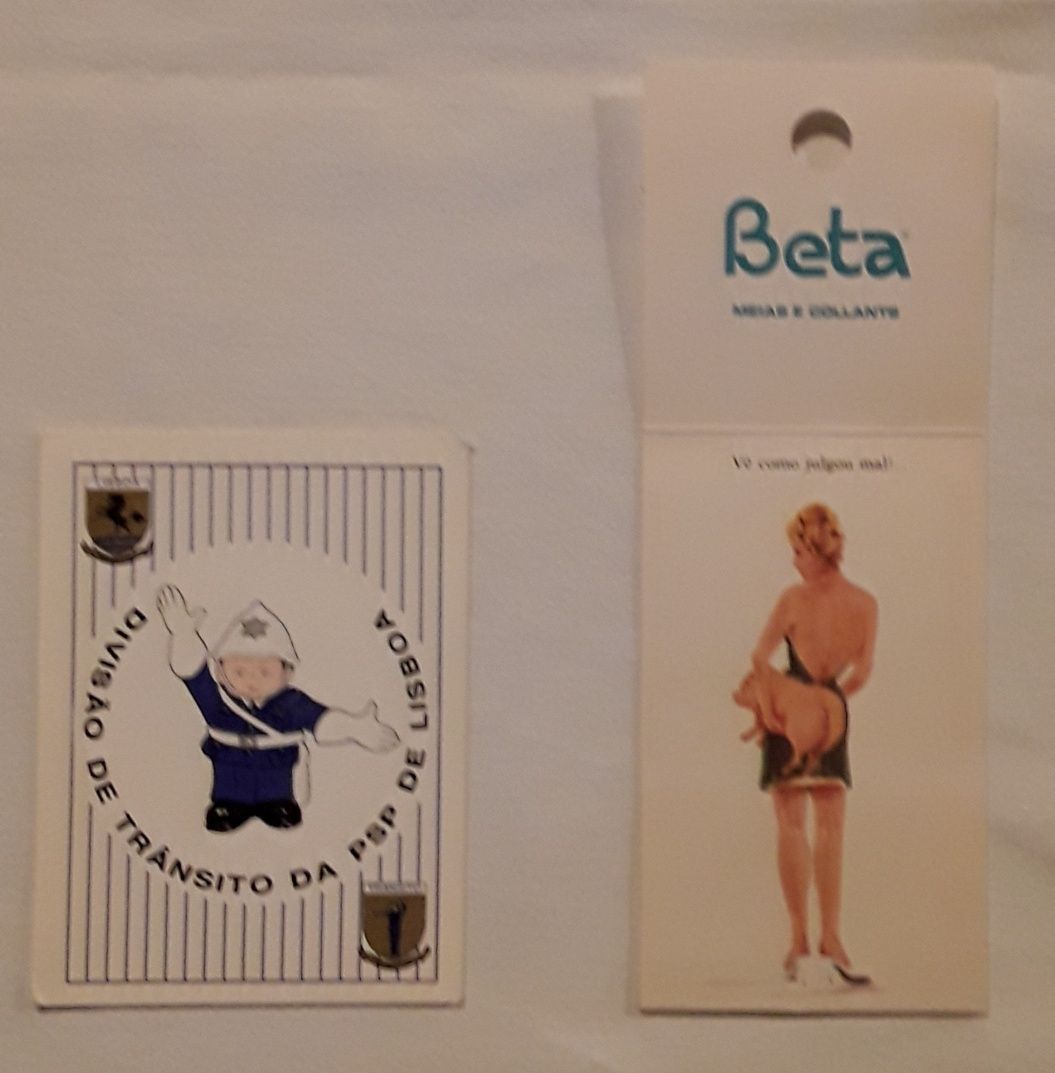Calendários de bolso anos 80