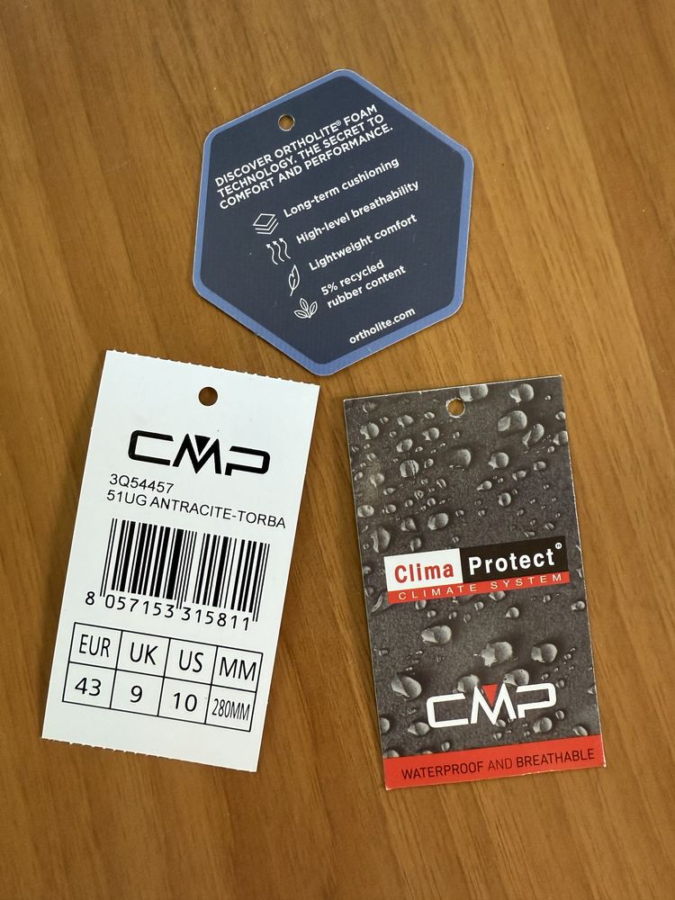 Buty trekingowe męskie CMP Rigel Low WP r 43