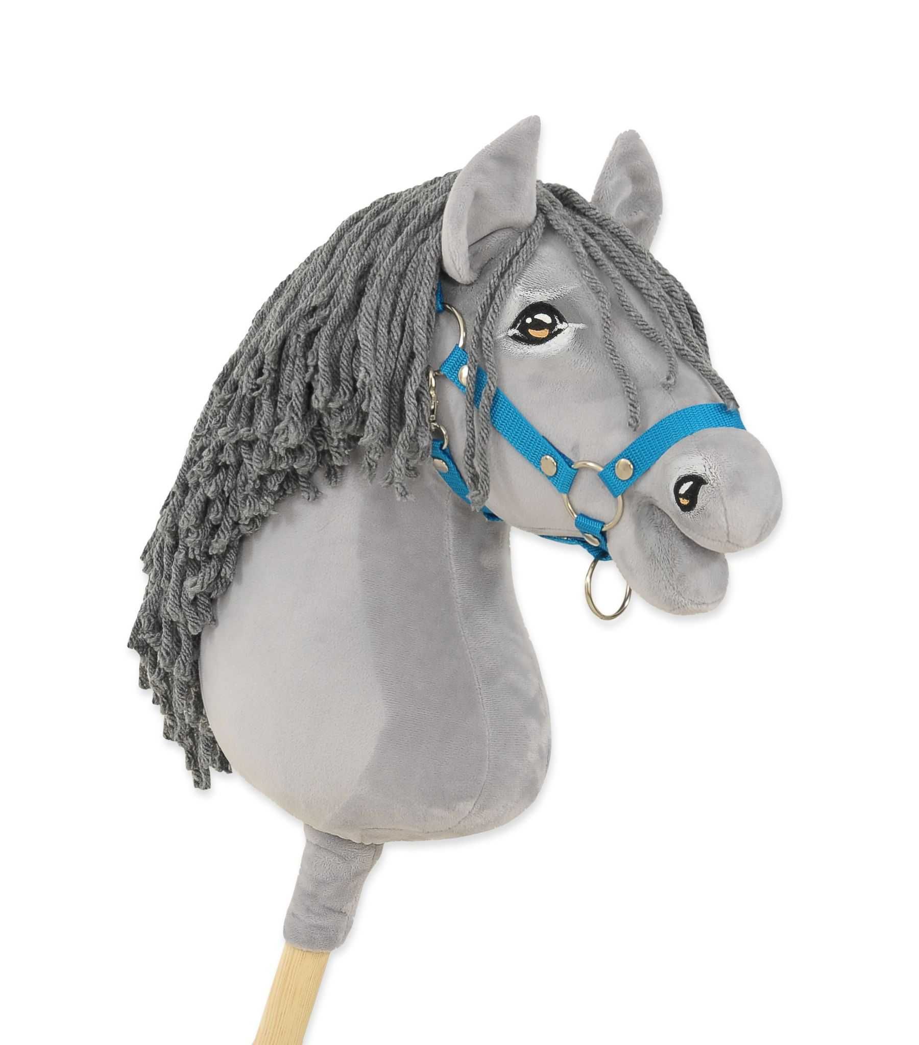 Hobby Horse Duży koń na kiju Premium - siwy II A3!