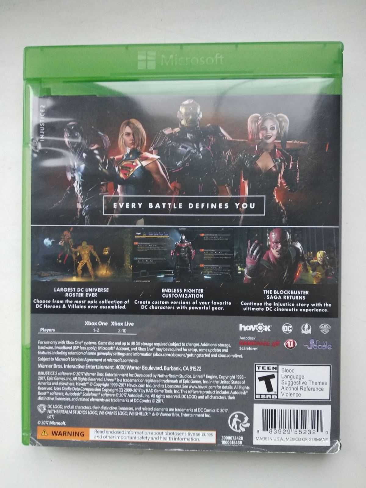 Диск Injustice 2 Legendary Edition  Xbox One xbone оригинал