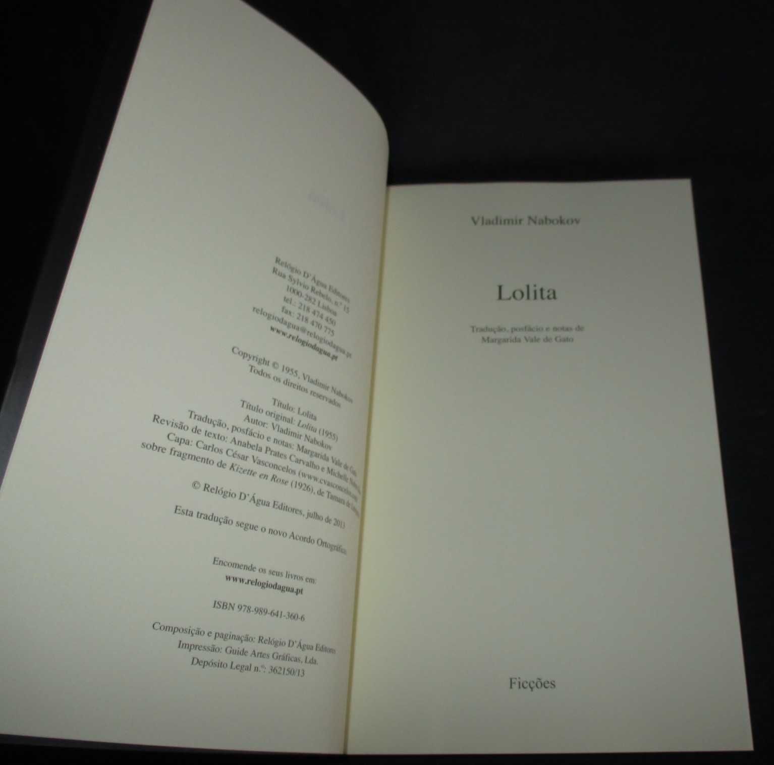 Livro Lolita Vladimir Nabokov