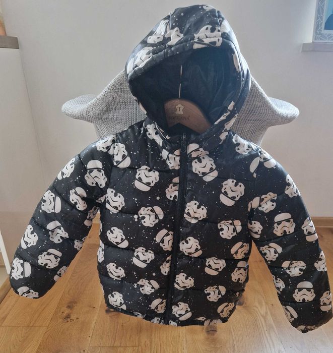 Dwustronna kurtka zimowa roz. 122-128