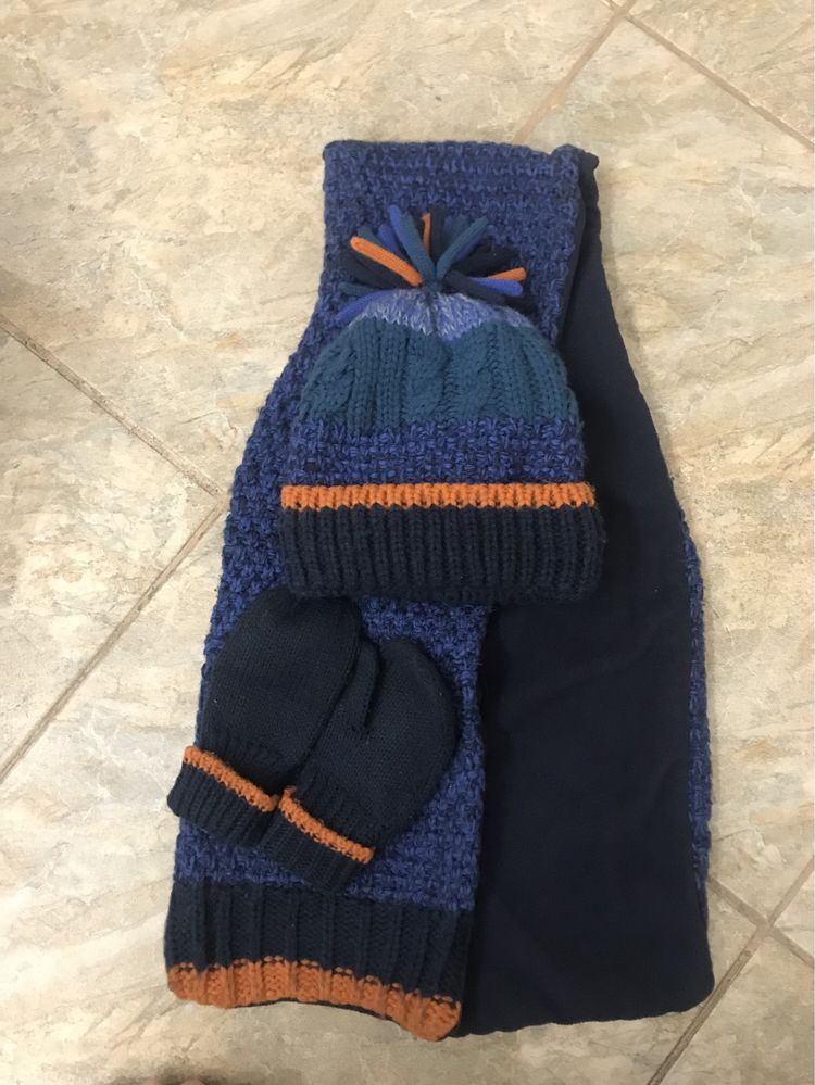 Набір набор шапка шарф рукавички George 1-3 роки