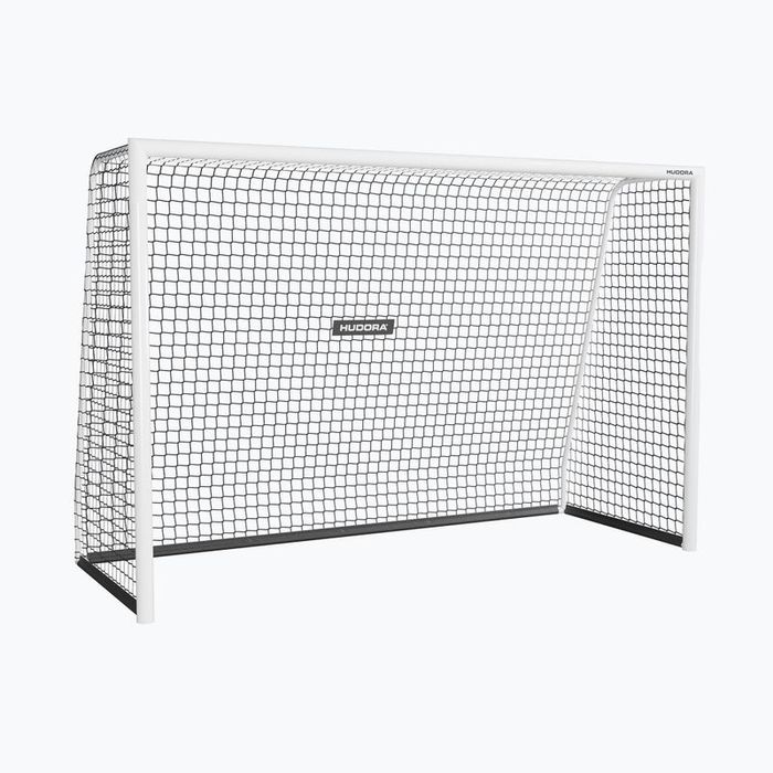 Bramka do piłki nożnej Hudora Advanced 300 x 200 cm Stal biała