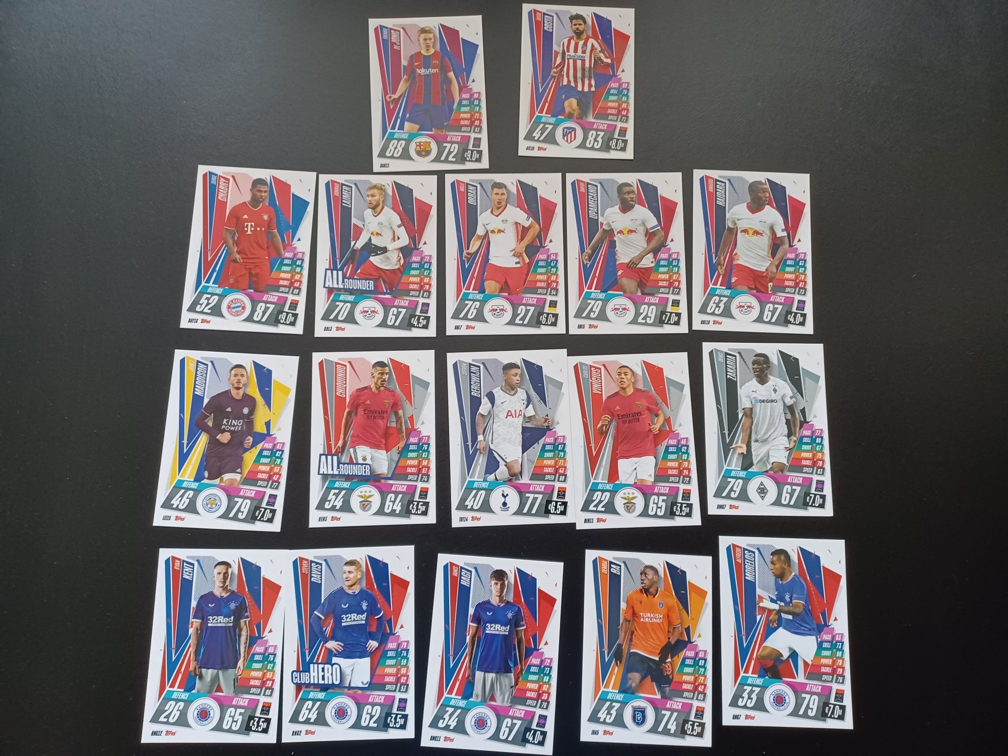 Футбольные карточки Topps Match attax