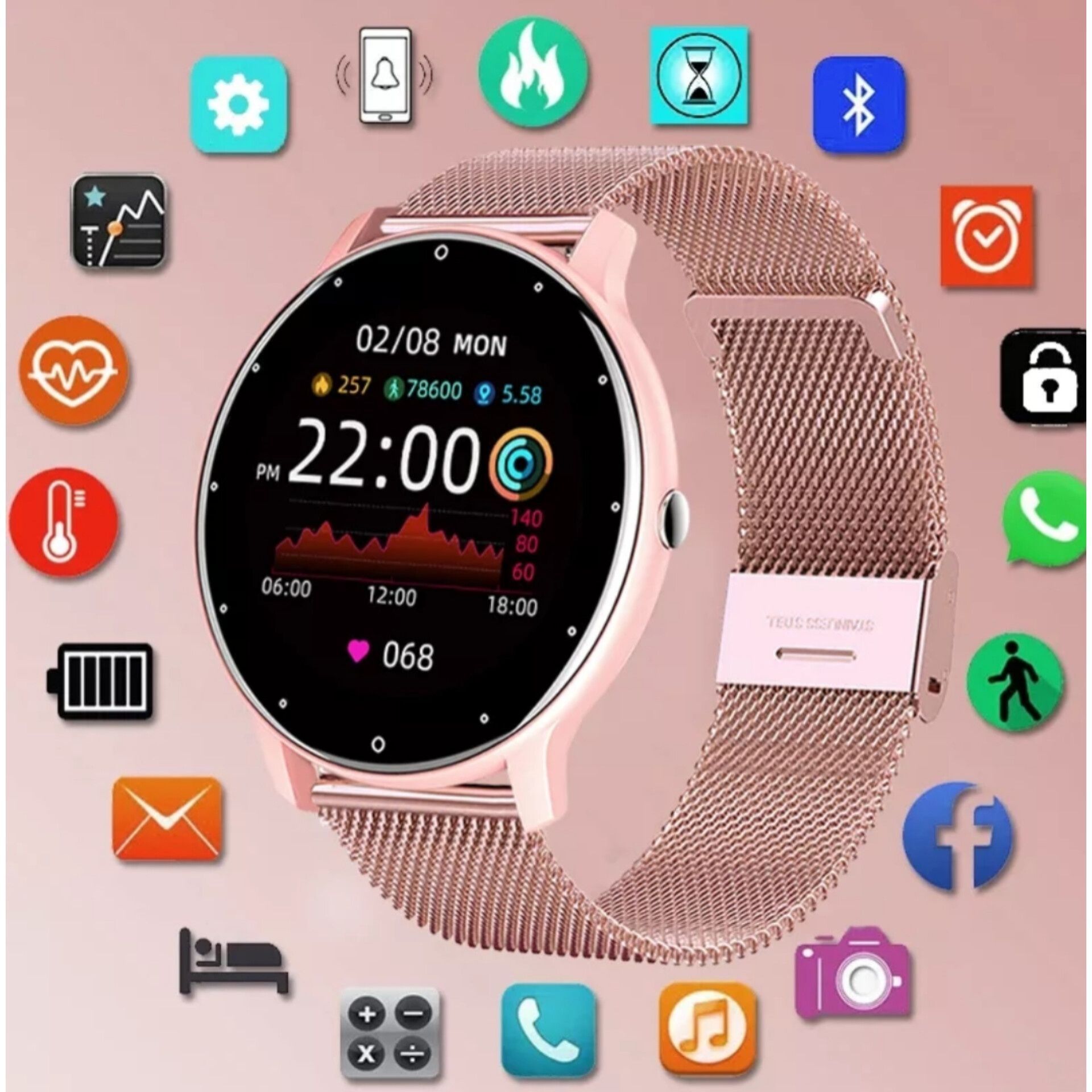 Smartwatch zegarek Ligę Warianty