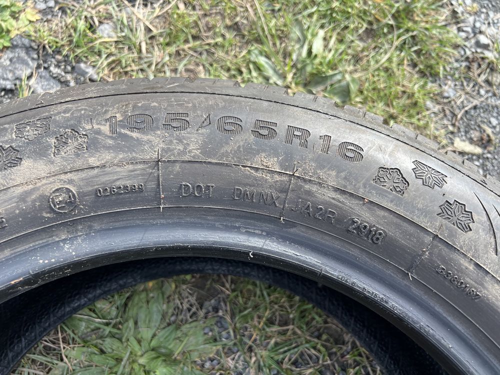 4xopona zimowa DUNLOP w rozmiarze 195/65 R16