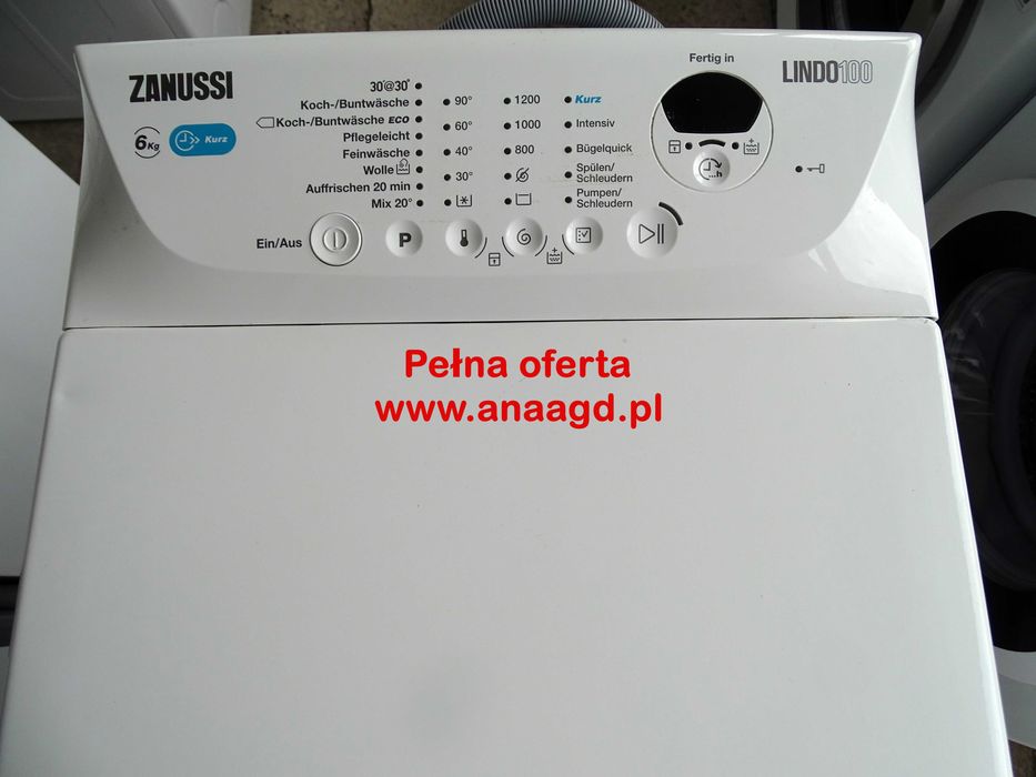 Pralka ZANUSSI Lindo 100 ZWY61205WA szer.40cm GWARANCJA Duży Wybór AGD