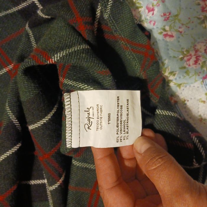 Camisola manga curta Riopele M
Axadrezado
9% lã