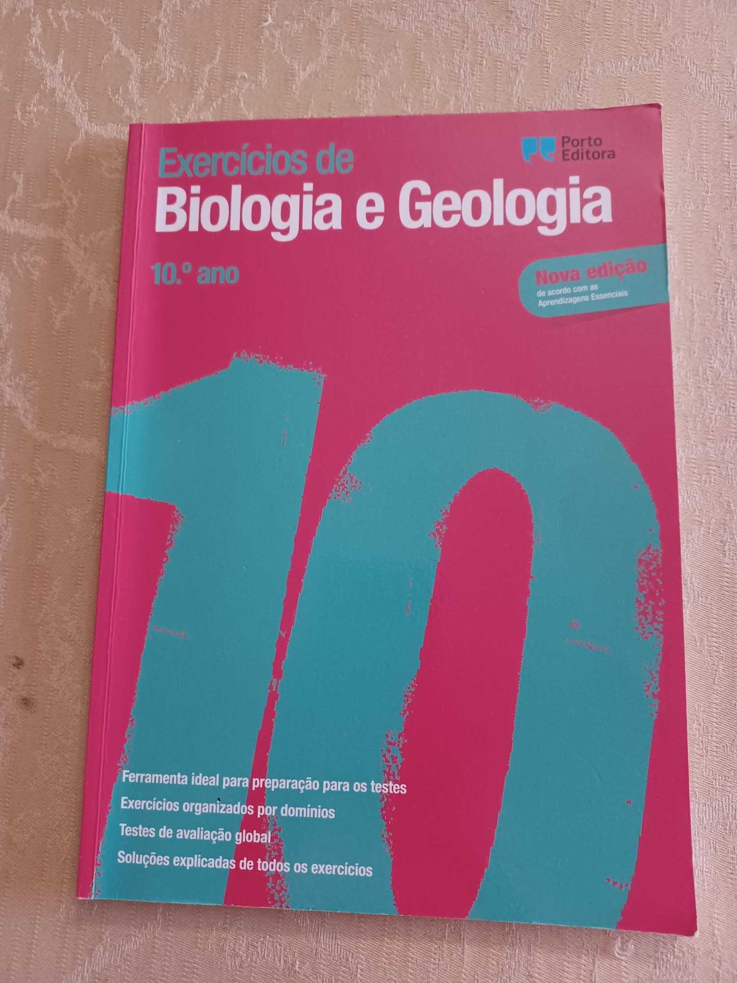 Exercícios de Biologia e Geologia - 10.º ano (COMO NOVO)