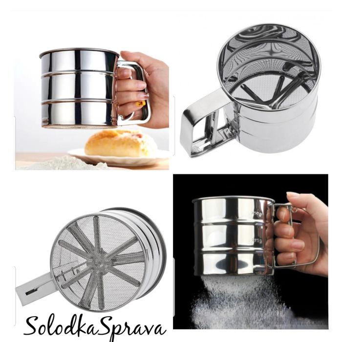 Силіконова лопатка, пензлик, струна для бісквіта, віночок, сито, валик