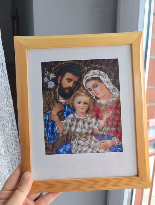 Obraz wyszywany koralikami