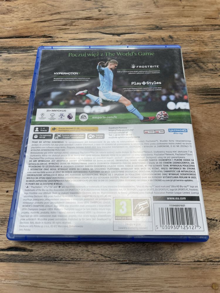 Gra FC24 na konsole PS5
