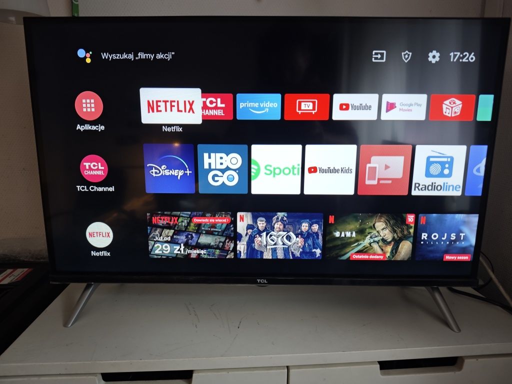Tv TCL 32" 32S618 Smart TV Android Netflix YouTube Wi-Fi